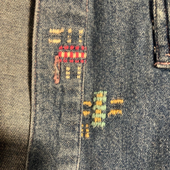 Code Bleu Japan button down shirt medium Vintage Women’s - Picture 2 of 4